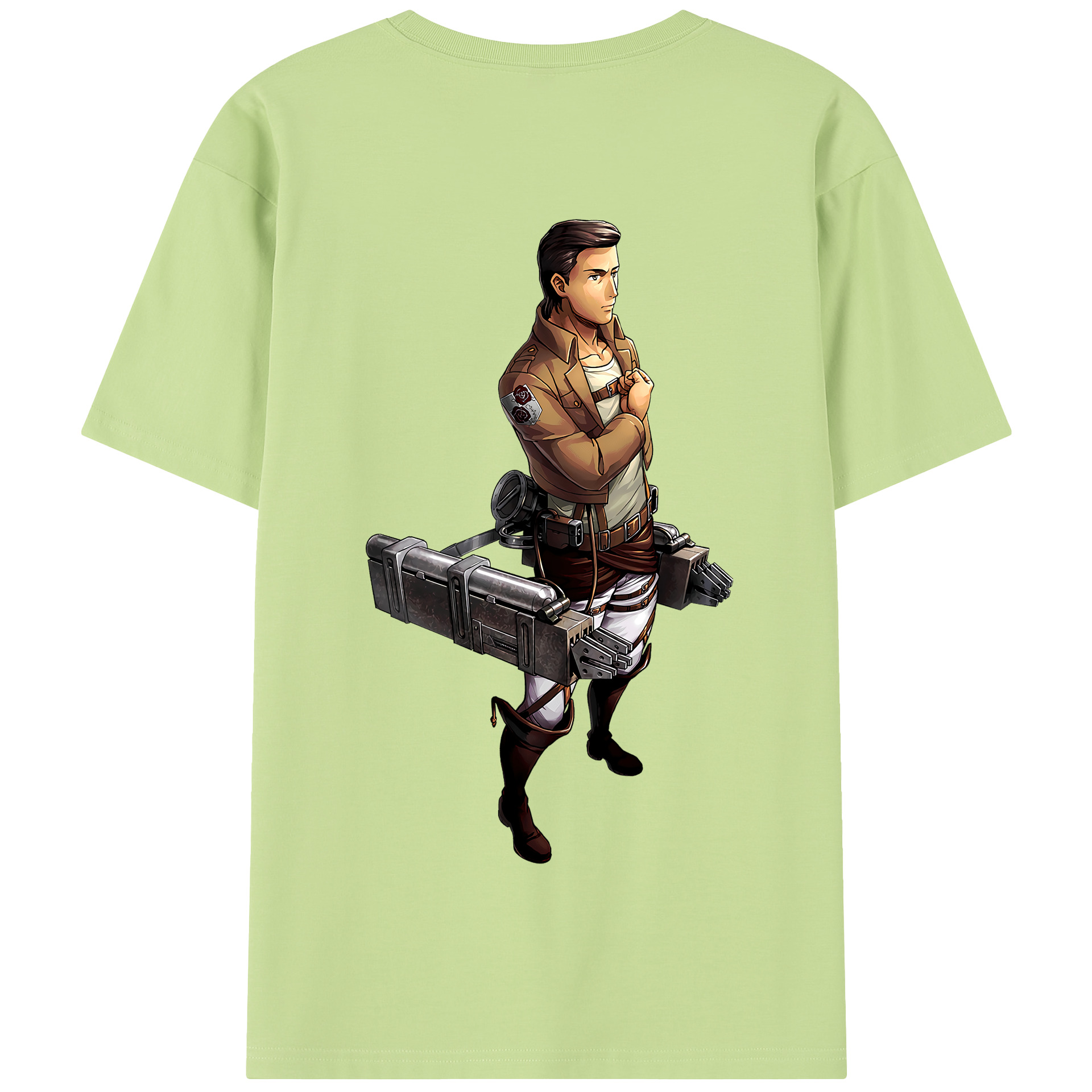 （画像用） 進撃の巨人 Attack on Titan 綿100％半袖Tシャツ（背面プリント）